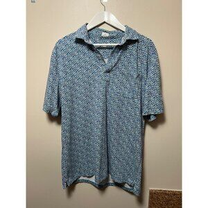 Johnnie-O‎ Floral Polo Shirt - Size L
